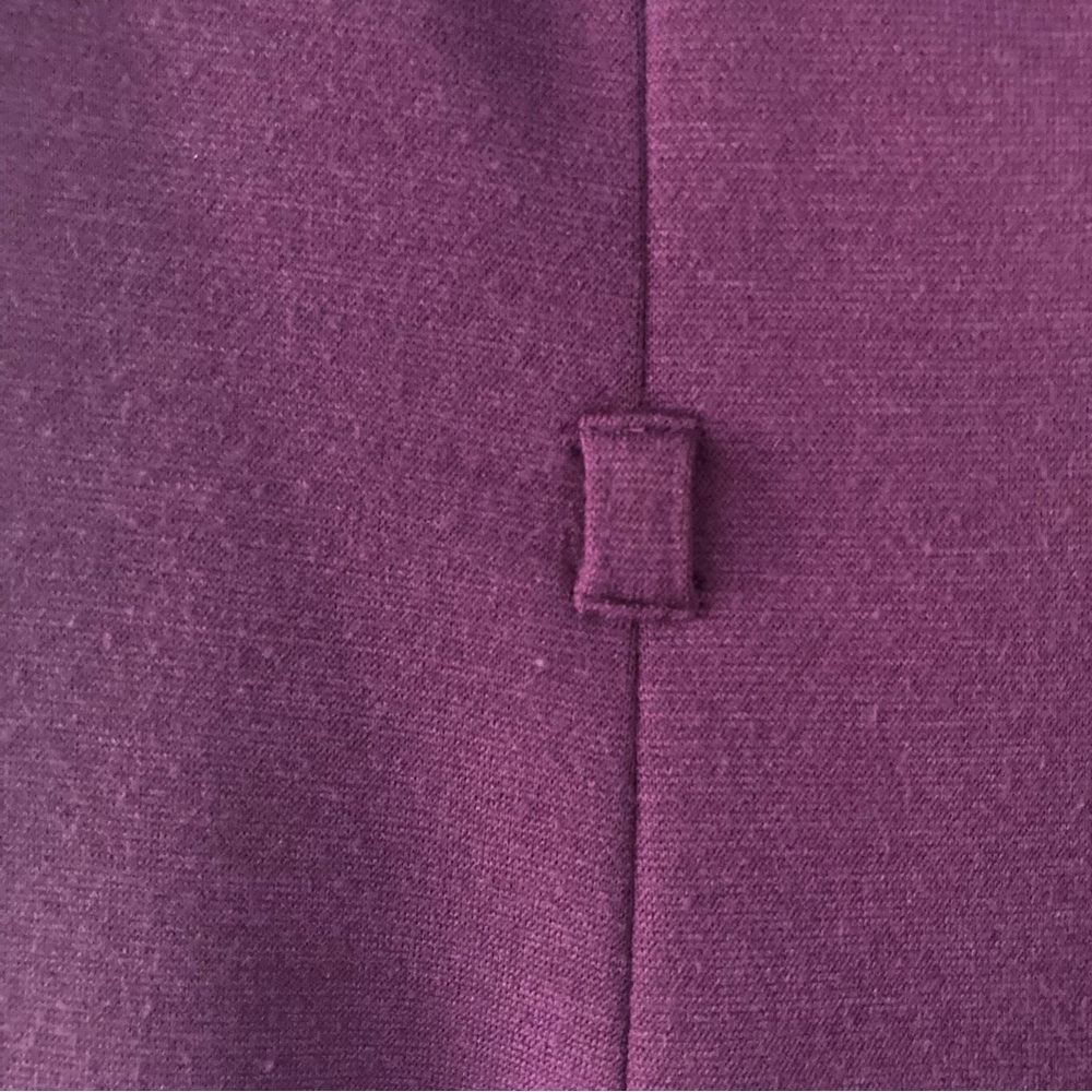 Adrianna Papell Black Halo Jackie O Purple Asymmetrical Sheath Dress - Picture 9 of 15